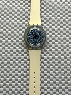 Swatch Watch Blue Jacket SKN104 Vintage 1999/2000